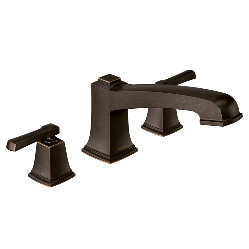 Two Handle Roman Tub Faucet, Mediterranean Bronze