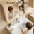 Fredson 30" Single Freestanding Bathroom Vanity Set with Medicine Cabinet,Solid Wood Legs, Sink Included & Interior Adjustable Storage, Easy Assembly, Natural Oak
