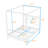 Canopy Bed Frame with Creative 4-Post Design-258627819