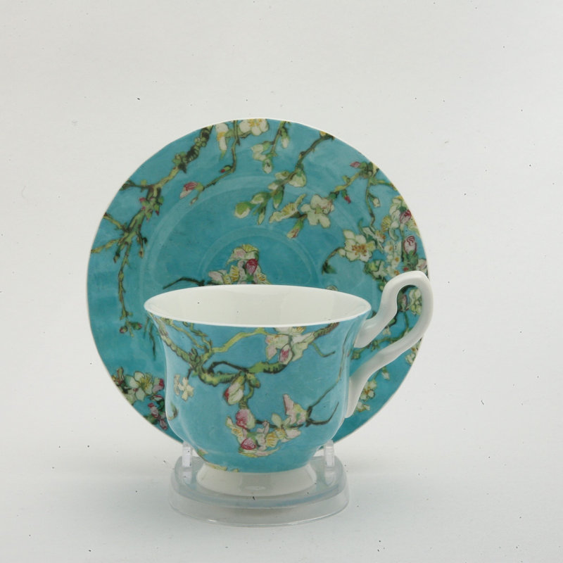 Ensemble de 4 tasses à thé en porcelaine et porcelaine Gracie