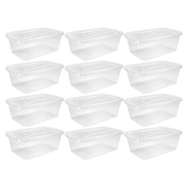 Rubbermaid Storage Tote Clear 6qt