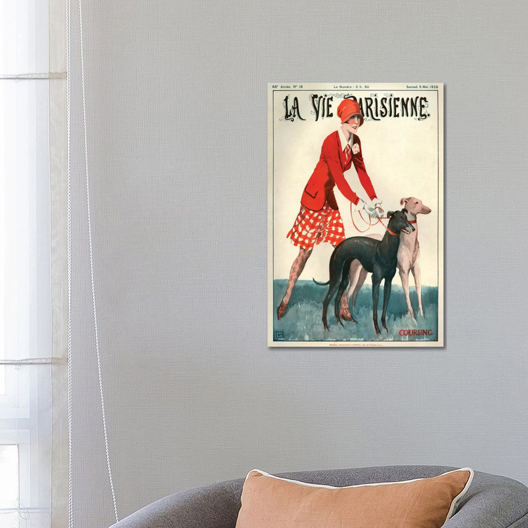 1928 La Vie Parisienne Magazin Cover von Georges Leonnec - Galerie-umwickelte Leinwand Giclée auf Leinwand