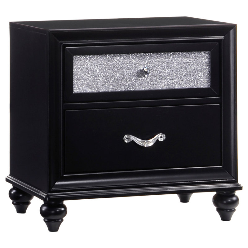 Table de chevet 2 tiroirs Wilton