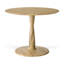 Torsion Solid Oak Dining Table-1105068978-1105068976