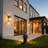 Outdoor Wall Light Fixtures 2-Pack, Waterproof Brass Exterior Lanterns With Glass Shade & E26 Socket, Rustproof Wall Sconces For Porch, Front Door, Entryway, And Yard