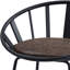 Chaise à hauteur de comptoir avec base luge (ensemble de 2)