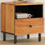 Beltz 40cm W Iron Bedside Table
