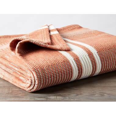 Fall Orange Stripe Organic Cotton Dish Towel + Reviews