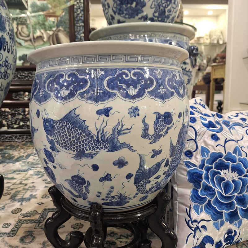 Round Ceramic Planter