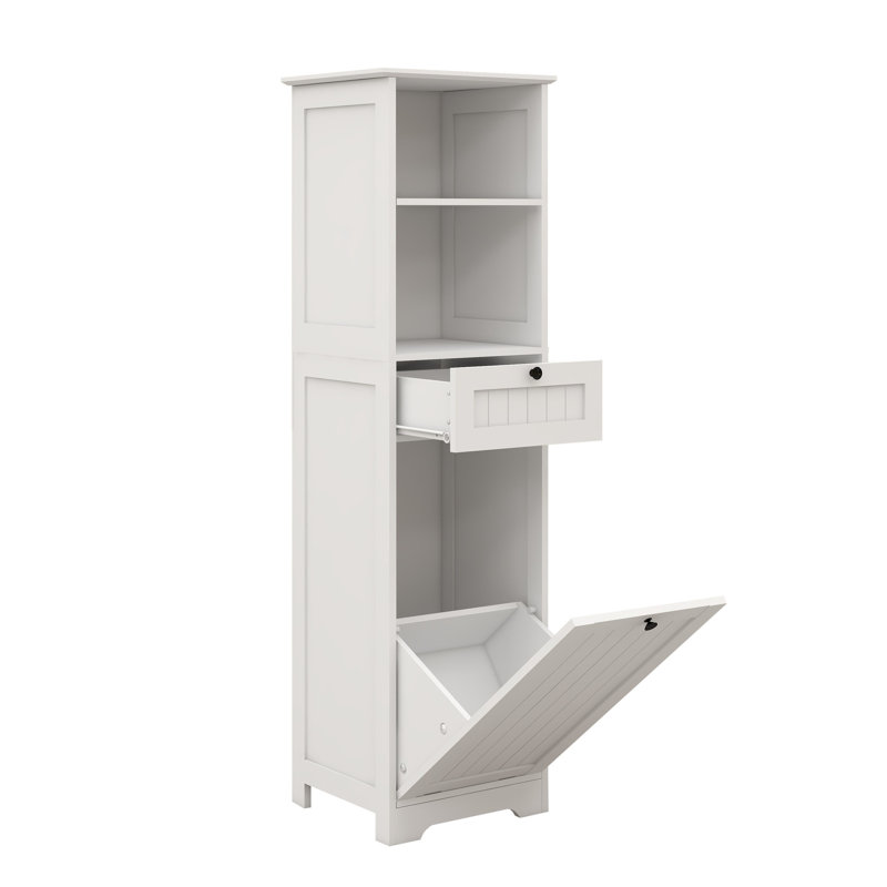 Armoire de trieuse à lessive blanche Space
