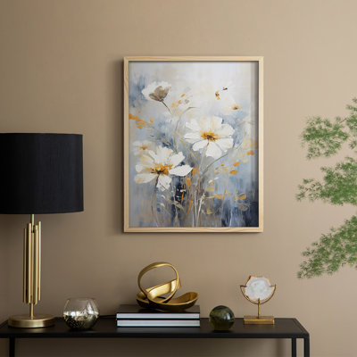 Reproduction encadrée FLORAL Series CCL XXXV - bois massif
