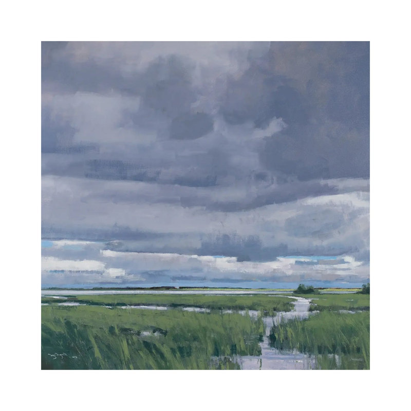 May Storm Over Glacier Lake MN by Ben Bauer - Wrapped Canvas Painting, 30.48 cm H x 30.48 cm W
