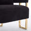 Fauteuil avec pieds en métal pour le salon-105587701