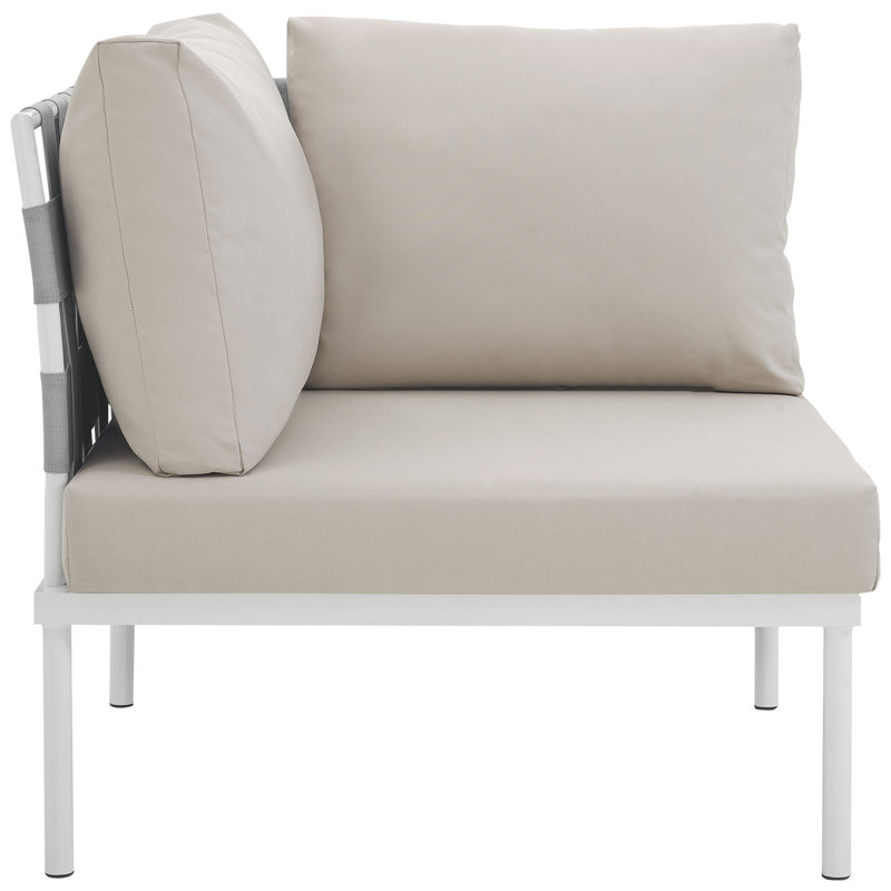 Canapé d'angle pour l'extérieur Harmony, Beige