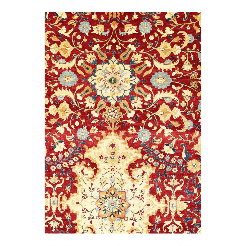 Fine Hand knotted Persian Tabriz Design 10' X 13'9''