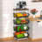 6-Tier Gunilla Rack Stackable Wire Basket Cart Vegetable Storage