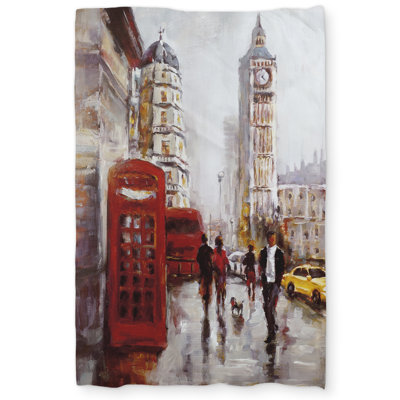 Big Ben London Contemporary Red Duvet Cover | Home Decor