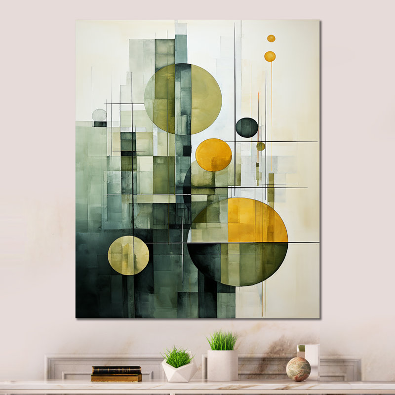 - Abstract Shapes Metal Wall Prints, 40" H x 30" W x 1.5" D