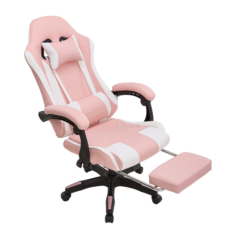High Back Gaming Chair with Footrest
