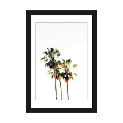 «The Palms Blanc», reproduction d'art sur toile