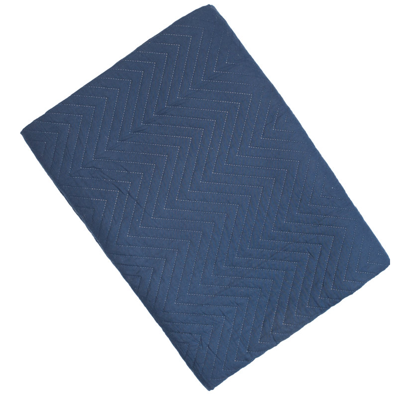 Anika Polyester Solid Colour Bedspread, Navy, 200 x 230 cm