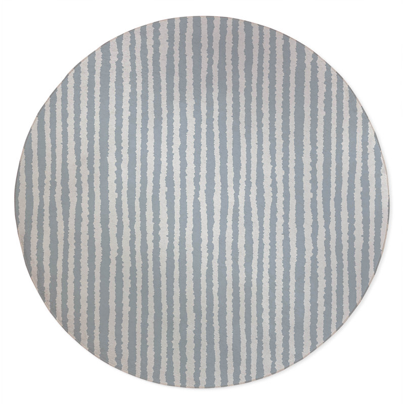 Tapis de jeu pour enfants Long Gen, Bleu ardoise / bleu