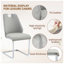 Chaises de salle à manger à dossier haut en l 17,72 po x P 35,83 po x H 21,26 po Jetnex