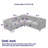 81.5-Inch Oversized Corner Sofa-910073559