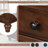 3-Drawer Storage Cabinet, End Table With Pull Out Tray