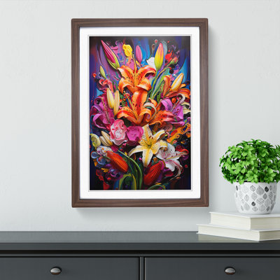 Floral Expressionism No.3 - Framed Print