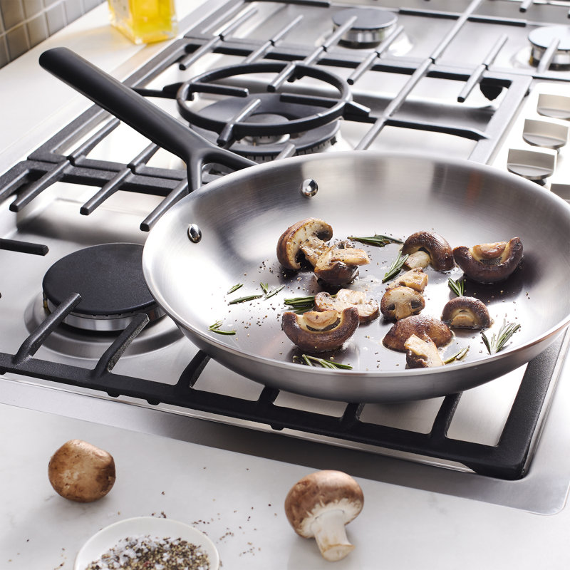 ZWILLING Milano Stainless Steel 12-Inch Stainless Steel Fry Pan, 10"