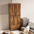 71" Farmhouse Storage Cabinet with 2 Adjustable Shelves & Barn Doors - Rustic Organizer for Kitchen, Bathroom, Laundry Room-814483829