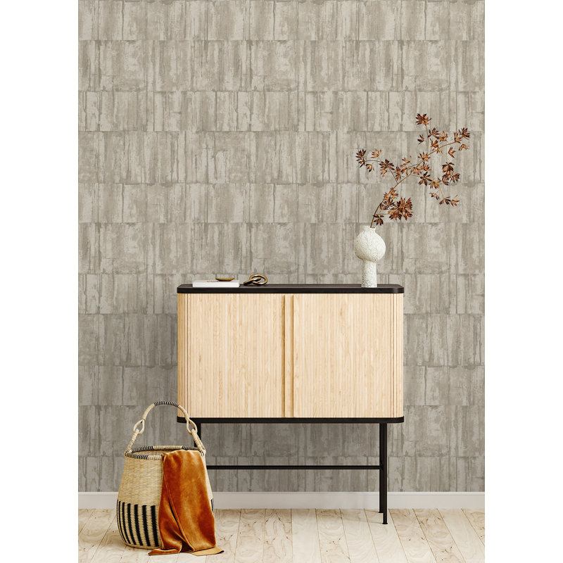 33' L x 20.9" W Wallpaper Roll, Neutral