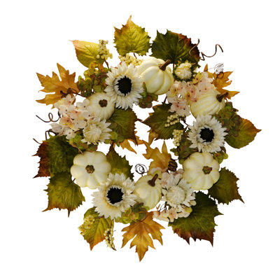 Couronne de citrouille 24 po Hydrangea