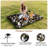 Waterproof Outdoor Bench Cushion Set With Backrest 60"X40"X4", Patio Seat Cushion For Lounger, Swing & Hammock, All-Weather High-Density Foam Outdoor Cushion For Garden Porch Poolside,Navy Blue-1408951618-1395666264
