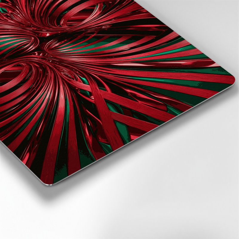 Art mural noir Op Art 7