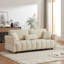 Canapé moderne avec 2 coussins et 1 coussin lombaire avec accoudoirs, canapé rembourré 3 places, canapé de salon-1104441286