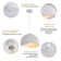 Jimyah 1- Light White Polyesters Unique/Statement Modern Pendant