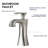 Yearby Single-Hole Single-handle Bathroom Faucet-55048340
