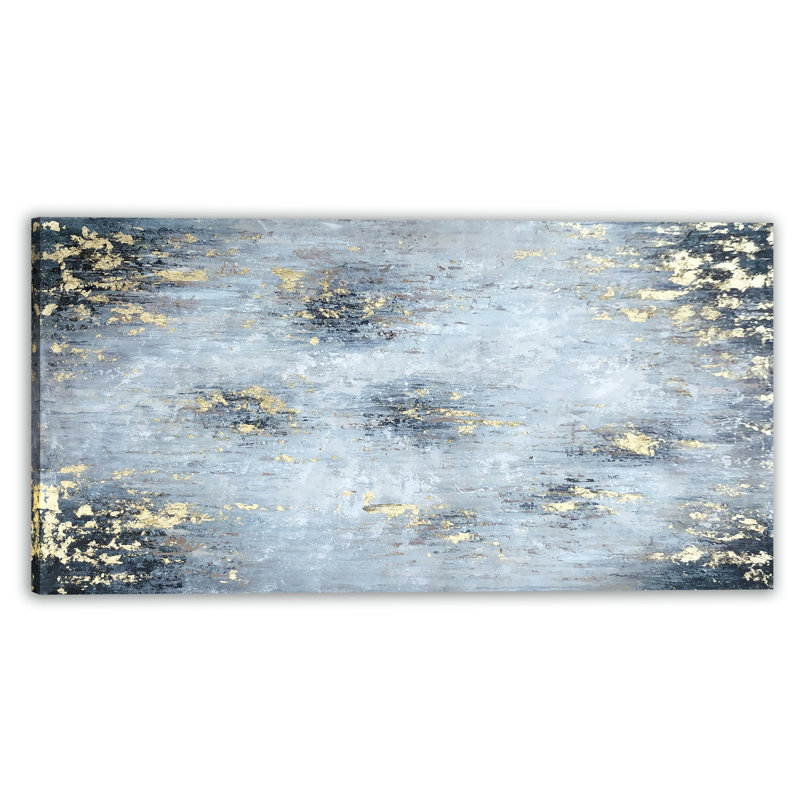 Art abstrait - peinture sur toile tendue