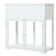 Mini cadre froid en bois avec roulettes et lit surélevé pour terrasse 35,4 "x 17,7" x 37,4 "Patio-1623930137