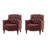 Annja 32" W Tufted Genuine Leather Armchair-80015537