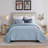 Greenland Home Fashions Cosmo 2-Piece Twin Size Chambray Coverlet Set, 68x88 Inch-445108063-424953403