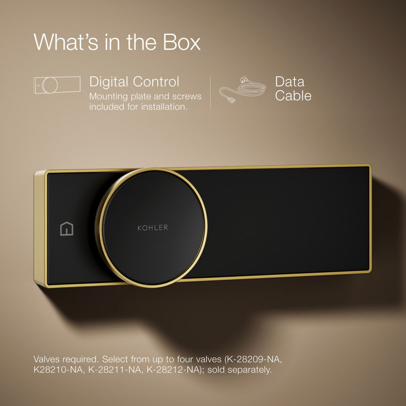 Anthem Digital Shower Control, Vibrant Brushed Moderne Brass