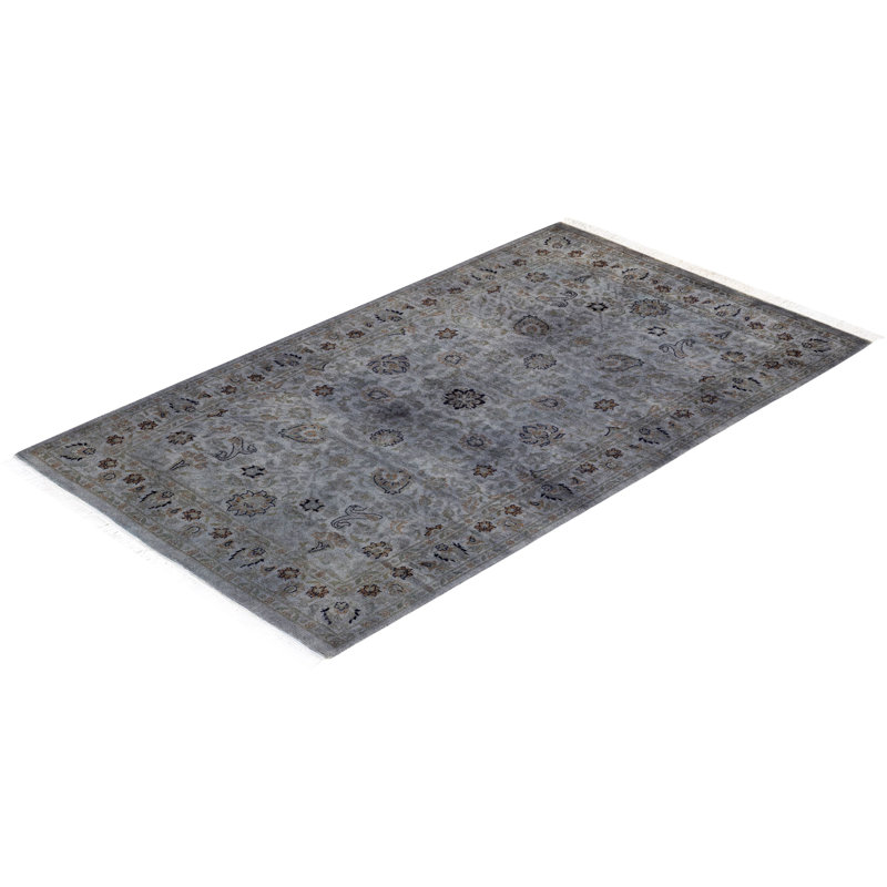 Fine Vibrance One-of-a-Kind 3' 1" X 5' 3" Hand Knotted Area Rug