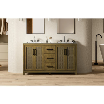 60 inch Double Bathroom Vanity