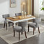 Chaises de salle à manger rembourrées Deetta-186362975-172243145