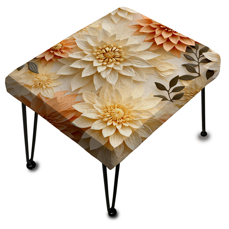 Repose-pieds Earthy Mandala Boho