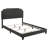 Victorialynn Upholstered Queen Panel Bed Grey-100544919-100544920