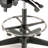Backed Adjustable Height Ergonomic Lab Stool with Footring Wheels
